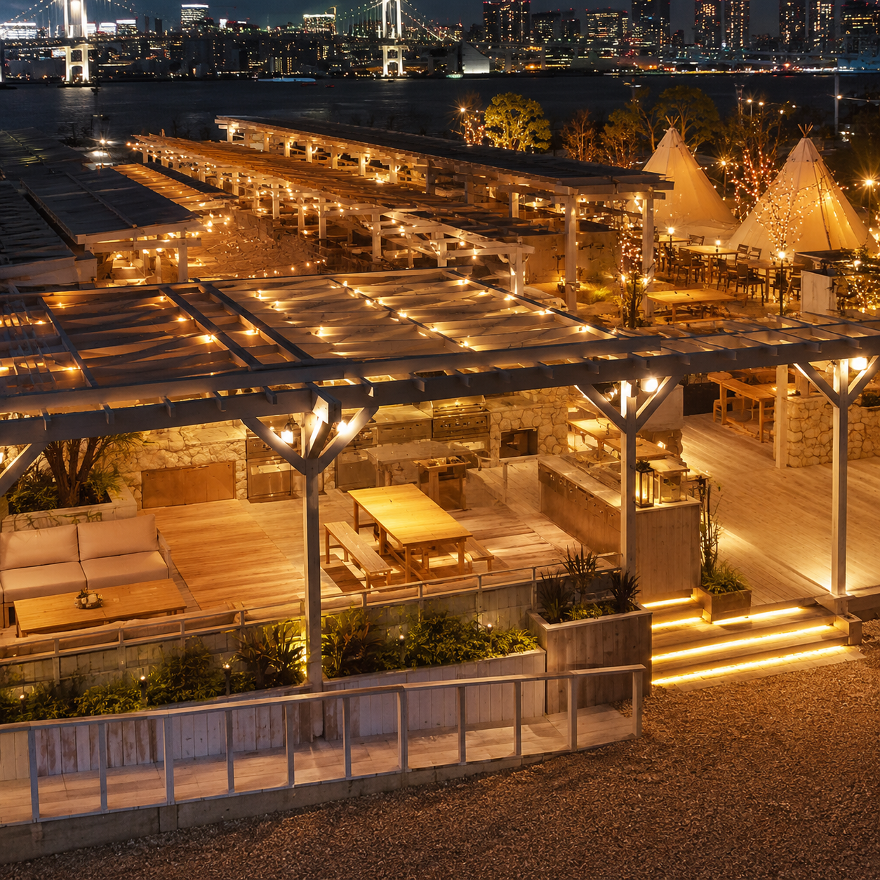 BBQ BEACH in TOYOSU